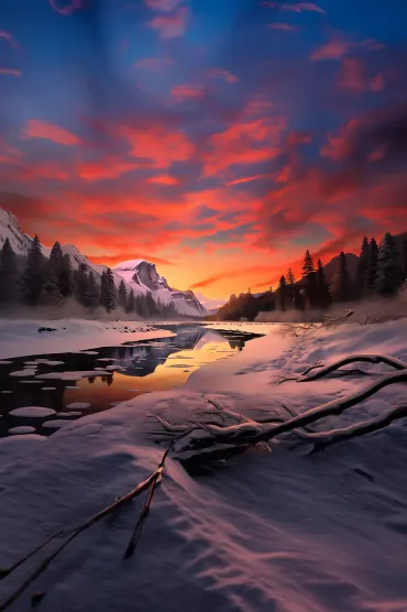 Winter Sunset